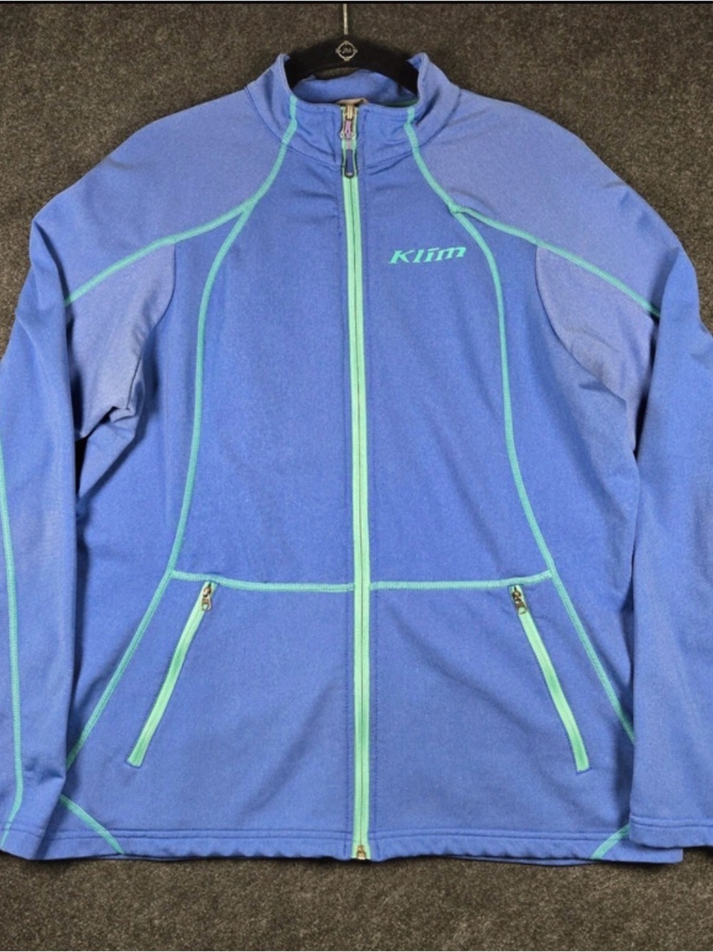 Klim Women's Blue Full-Zip Ski Fleece Jacket